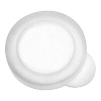 American Metalcraft 2 3/8" x 3/8" Plastic Round Milk Bottle Lid for GMB16 and GMB32 - 12/Case