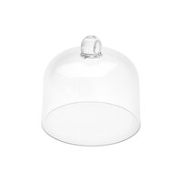 American Metalcraft Lift 4 1/8" Clear Polycarbonate Dome Cover / Cloche LFTD4