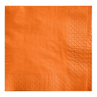 Choice Orange 2-Ply Beverage / Cocktail Napkin - 1000/Case