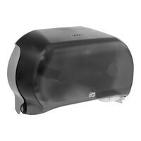 Tork 59TR Black Twin Standard Double Roll Horizontal Toilet Paper Dispenser T24