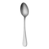 RAK Youngstown Kampton Satin 7" 18/0 Stainless Steel Heavy Weight Dessert Spoon - 12/Case