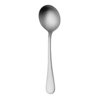 RAK Youngstown Kampton Satin 6 13/16" 18/0 Stainless Steel Heavy Weight Round Bowl Soup Spoon - 12/Case