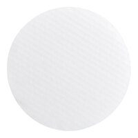 Baker's Lane 8" White Corrugated Grease-Resistant Cake Circle - 100/Case