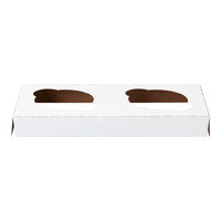 Baker's Lane Reversible Cupcake Insert for 8" x 4" Box - Standard - Holds 2 Cupcakes - 200/Case