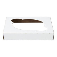Baker's Lane Reversible Cupcake / Muffin Insert for 4 1/2" x 4 1/2" Box - Holds 1 Muffin or Jumbo Cupcake - 200/Case