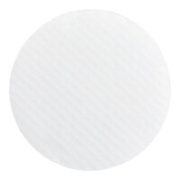 Baker's Lane 7" White Corrugated Grease-Resistant Cake Circle - 25/Pack
