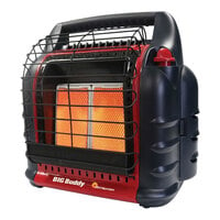 Mr. Heater Big Buddy Portable Liquid Propane Radiant Heater F274805 - 4,000 / 9,000 / 18,000 BTU