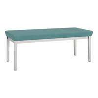 Lesro Lenox Steel Patriot Plus Sea Vinyl 2-Seat Bench