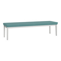 Lesro Lenox Steel Patriot Plus Sea Vinyl 3-Seat Bench