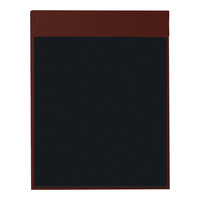 H. Risch Inc. Oakmont 8 1/2" x 11" Wine Single View Hardback Magnetic Menu Board