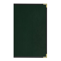 H. Risch, Inc. Oakmont 8 1/2" x 14" Green 4 View Menu Cover