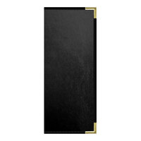 H. Risch, Inc. Oakmont Black 3-View Menu Cover