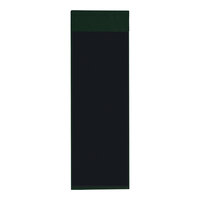 H. Risch Inc. Oakmont 4 1/4" x 14" Green Single View Hardback Magnetic Menu Board