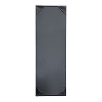 H. Risch, Inc. Oakmont 4 1/4" x 14" Blue 1-Panel Menu Cover with Album Style Corners