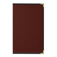 H. Risch, Inc. Oakmont 8 1/2" x 14" Wine 2 View Menu Cover