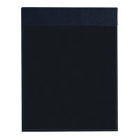 H. Risch Inc. Oakmont 8 1/2" x 11" Blue Single View Hardback Magnetic Menu Board