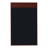 H. Risch Inc. Oakmont 8 1/2" x 14" Wine Single View Hardback Magnetic Menu Board