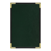 H. Risch, Inc. Oakmont 5 1/2" x 8 1/2" Green 1 View Menu Cover