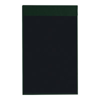 H. Risch Inc. Oakmont 8 1/2" x 14" Green Single View Hardback Magnetic Menu Board