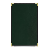 H. Risch, Inc. Oakmont 8 1/2" x 14" Green 1 View Menu Cover