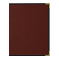 H. Risch, Inc. Oakmont 8 1/2" x 11" Wine 3 View Menu Cover