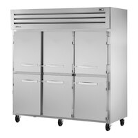 True STG3R-6HS-HC Spec Series 77 3/4" Solid Half Door Reach-In Refrigerator