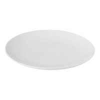 Bon Chef Nuova 10" Bright White Porcelain Coupe Plate - 24/Case