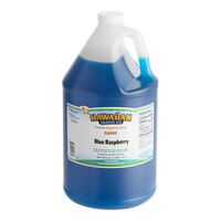 Hawaiian Shaved Ice Blue Raspberry Snow Cone Syrup 1 Gallon