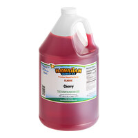 Hawaiian Shaved Ice Cherry Snow Cone Syrup 1 Gallon