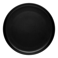 Libbey Driftstone 7 3/4" Onyx Satin Matte Porcelain Flat Coupe Plate - 12/Case