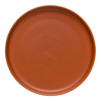 Libbey Driftstone 9" Clay Satin Matte Porcelain Flat Coupe Plate - 12/Case