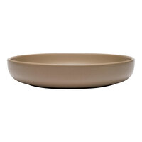 Libbey Driftstone 34 oz. Sand Satin Matte Porcelain Low Bowl - 12/Case