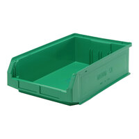 Quantum Magnum 19 3/4" x 12 3/8" x 5 7/8" Green Storage Tote Bin QMS531GN