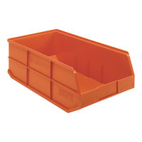 Quantum 20 1/2" x 11" x 7" Orange Stackable Shelf Bin SSB485OR