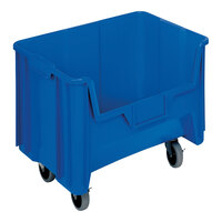 Quantum Giant Stack 15 1/4" x 19 7/8" x 15 7/16" Blue Mobile Storage Container QGH705MOBBL