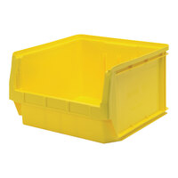 Quantum Magnum 19 3/4" x 18 3/8" x 11 7/8" Yellow Storage Tote Bin QMS543YL