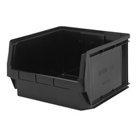 Quantum Magnum 19 3/4" x 18 3/8" x 11 7/8" Recycled Black Storage Tote Bin QMS543BR