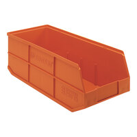 Quantum 20 1/2" x 8 1/4" x 7" Orange Stackable Shelf Bin SSB483OR