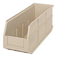 Quantum 18" x 6" x 7" Ivory Stackable Shelf Bin SSB461IV