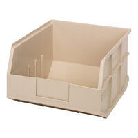 Quantum 12" x 11" x 7" Ivory Stackable Shelf Bin SSB425IV