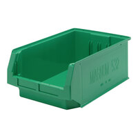 Quantum Magnum 19 3/4" x 12 3/8" x 7 7/8" Green Storage Tote Bin QMS532GN