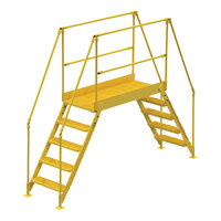 Vestil 23 1/2" x 60" 5-Step Steel Crossover Ladder COL-5-46-44 - 500 lb. Capacity