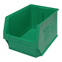 Quantum Magnum 19 3/4" x 12 3/8" x 11 7/8" Green Storage Tote Bin QMS533GN