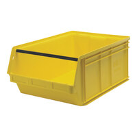 Quantum Magnum 29" x 18 3/8" x 11 7/8" Yellow Storage Tote Bin QMS743YL