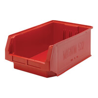 Quantum Magnum 19 3/4" x 12 3/8" x 7 7/8" Red Storage Tote Bin QMS532RD