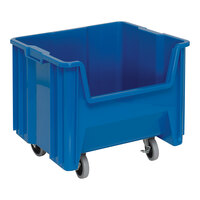 Quantum Giant Stack 17 1/2" x 16 1/2" x 15 1/2" Blue Mobile Storage Container QGH805MOBBL