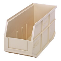 Quantum 14" x 6" x 7" Ivory Stackable Shelf Bin SSB441IV