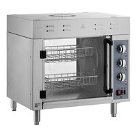 Cooking Performance Group CROE48D Electric Countertop Rotisserie Oven with 4 Baskets for 8 Chickens - 240V, 2800W