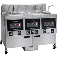 Henny Penny OFE-323.05 65 lb. 3-Well Electric Fryer with Computron 1000 Controls - 208V, 3 Phase