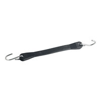 Xpose Safety 9" Black Heavy-Duty EPDM Rubber Tie Down Bungee Cords with Hooks TSEP-9-10 - 10/Pack